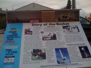 CD #14: Fremont Rocket Sign